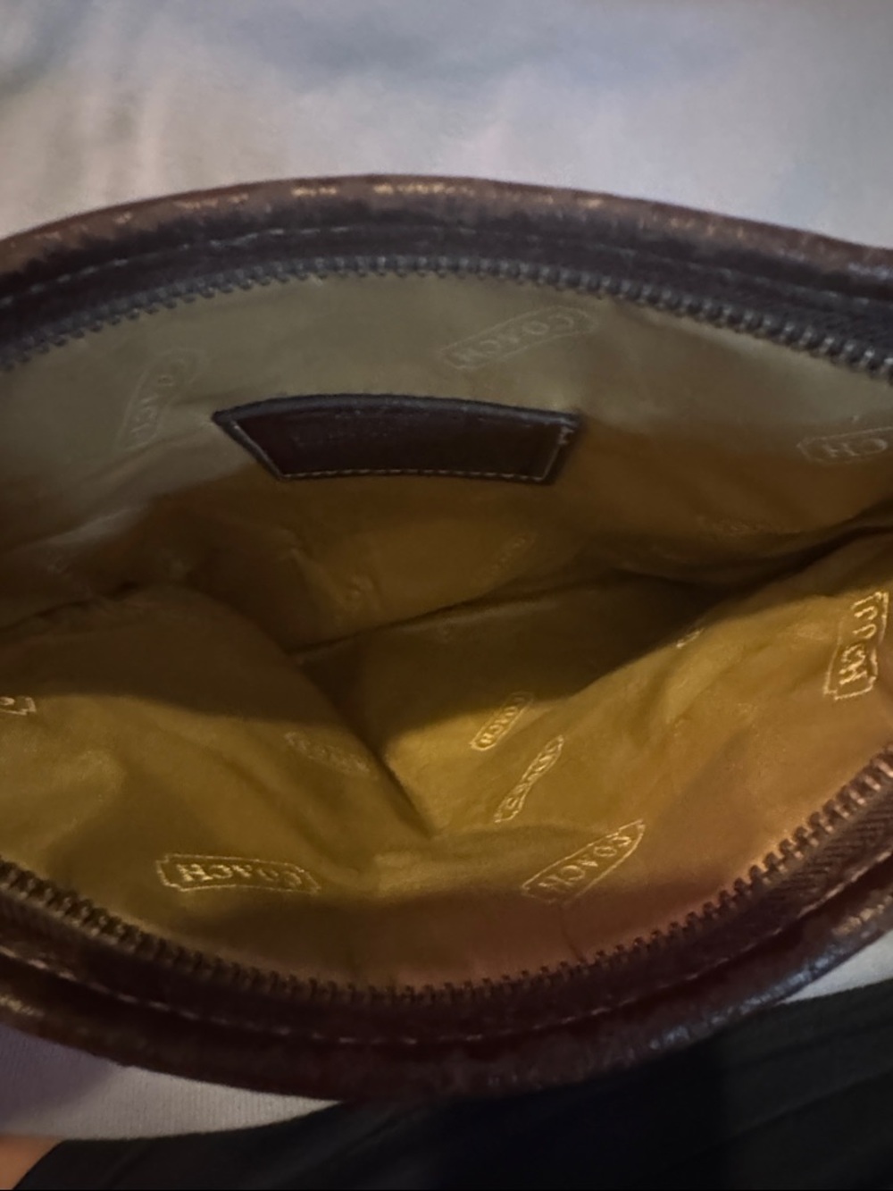 Coach Brown Signature Canvas Messenger Crossbody - Picture 3 of 4